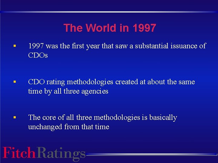 The World in 1997 § 1997 was the first year that saw a substantial