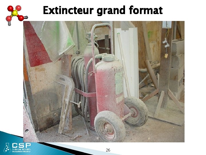 Extincteur grand format 26 