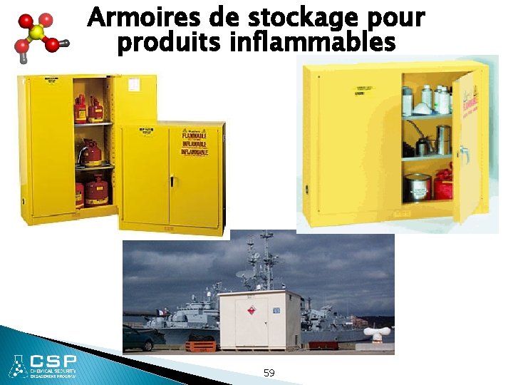 Armoires de stockage pour produits inflammables 59 