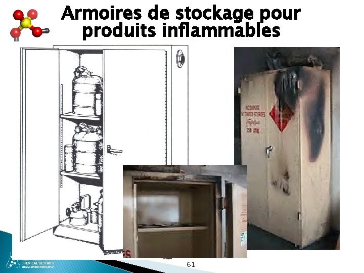Armoires de stockage pour produits inflammables 61 