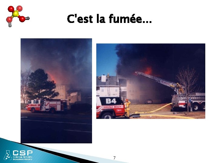 C'est la fumée. . . 7 