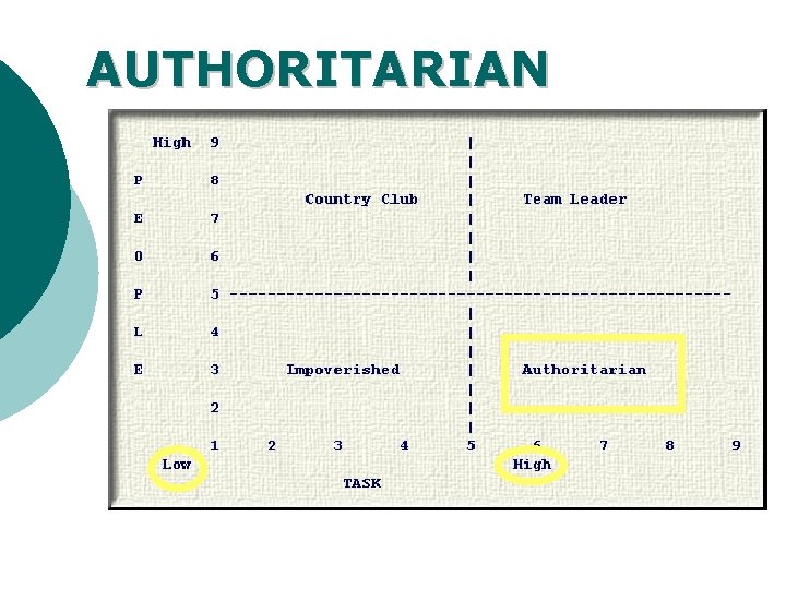 AUTHORITARIAN 