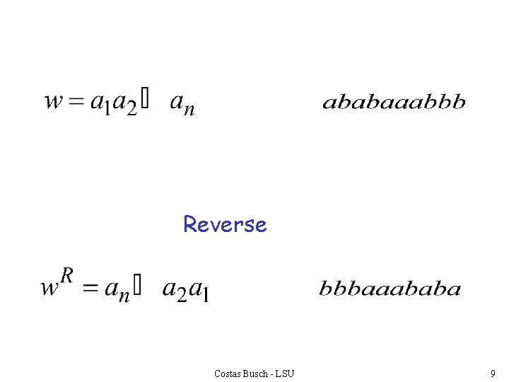 Reverse Costas Busch - LSU 9 