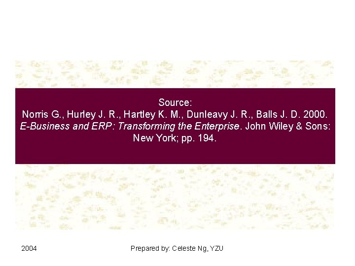 Source: Norris G. , Hurley J. R. , Hartley K. M. , Dunleavy J.