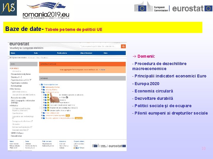 Baze de date- Tabele pe teme de politici UE Domenii: - Procedura de dezechilibre