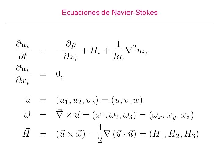 Ecuaciones de Navier-Stokes 