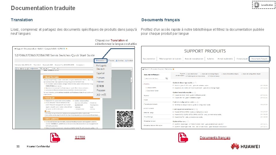 Localisation Documentation traduite Translation Documents français Lisez, comprenez et partagez des documents spécifiques de