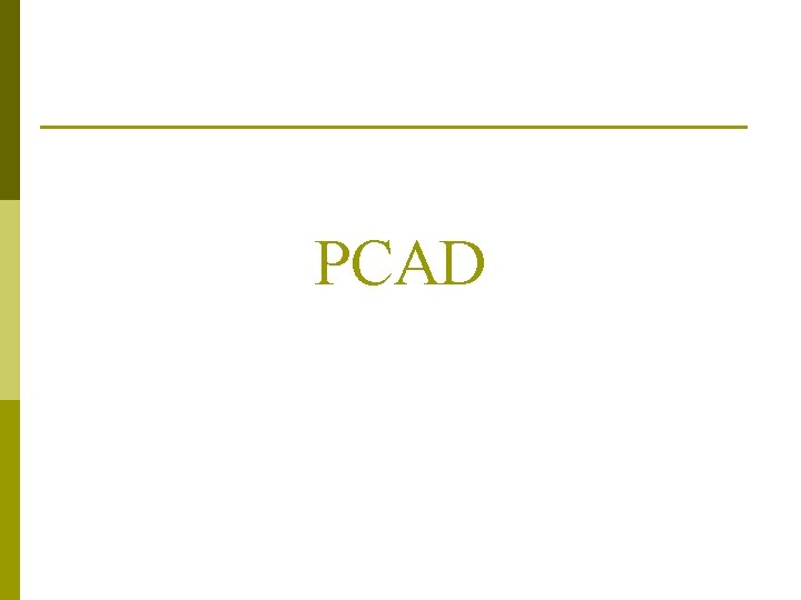 PCAD 