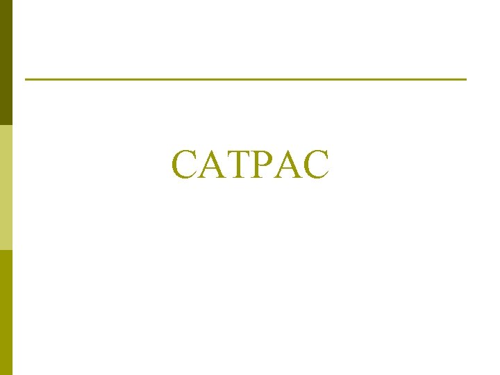 CATPAC 
