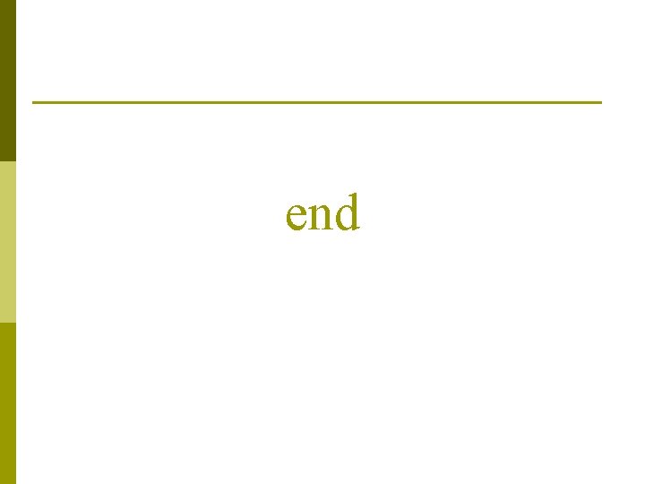 end 