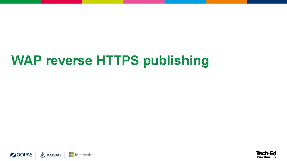 WAP reverse HTTPS publishing WAP reverse HTTPS publishing