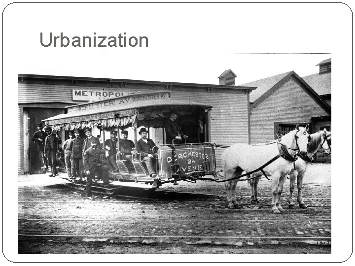 Urbanization 