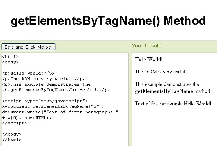 get. Elements. By. Tag. Name() Method 