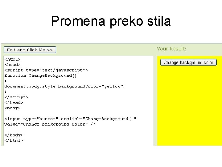 Promena preko stila 