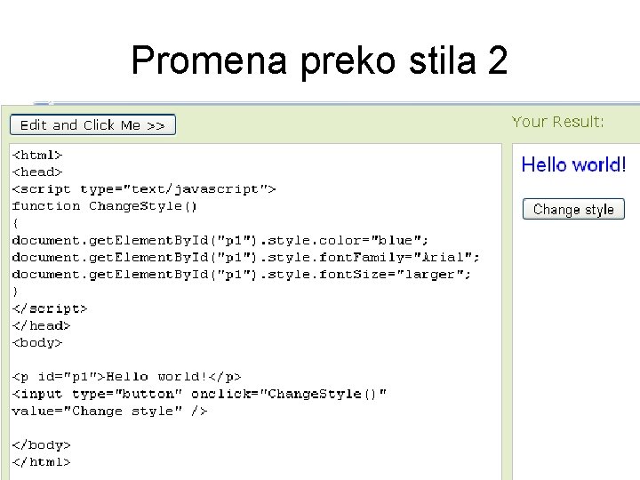 Promena preko stila 2 