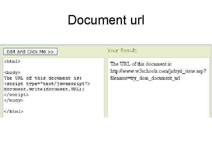 Document url 