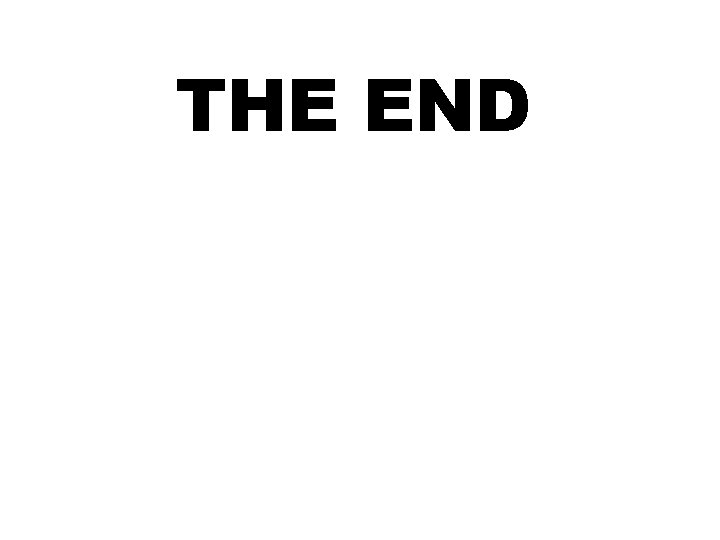 THE END 