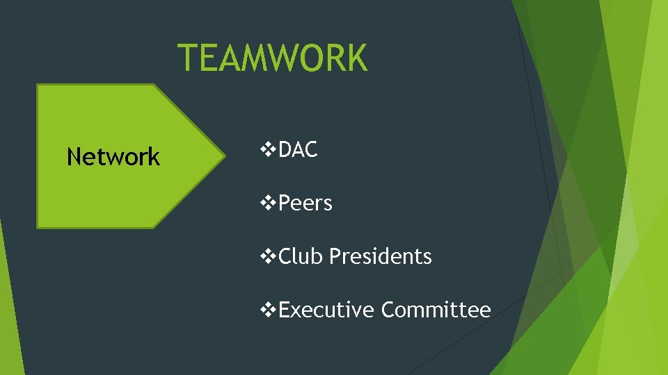 TEAMWORK Network v. DAC v. Peers v. Club Presidents v. Executive Committee 