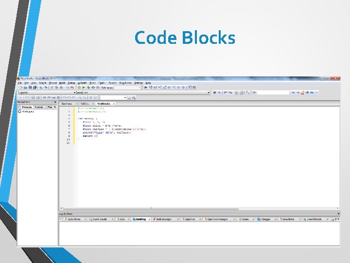 Code Blocks 