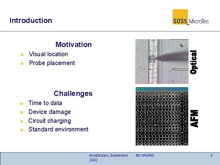 Introduction Motivation n n Visual location Probe placement Challenges n n Time to data