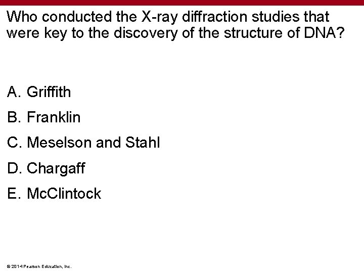 Who conducted the X-ray diffraction studies that were key to the discovery of the