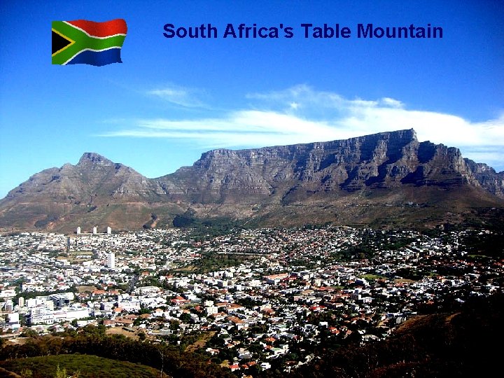 South Africa's Table Mountain 