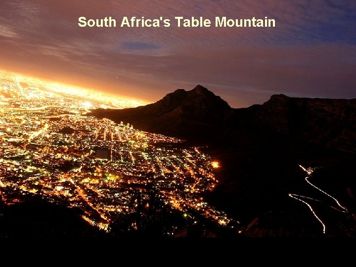 South Africa's Table Mountain 