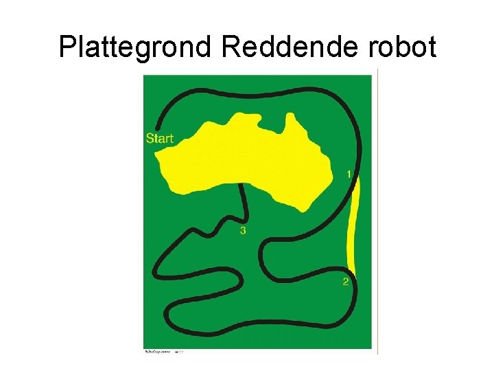 Plattegrond Reddende robot 