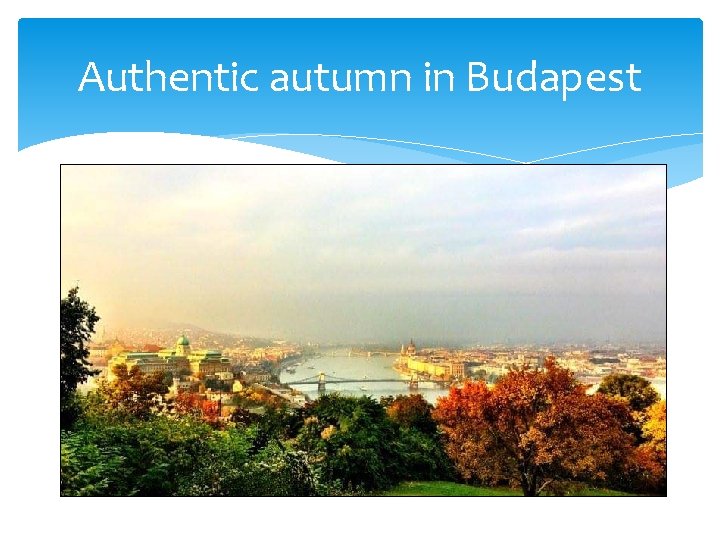 Authentic autumn in Budapest 