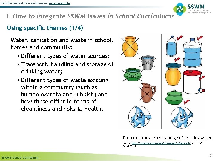 Find this presentation and more on www. sswm. info 3. How to Integrate SSWM