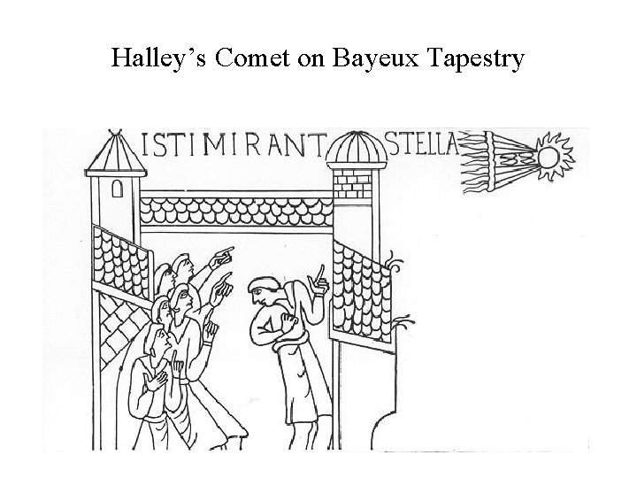 Halley’s Comet on Bayeux Tapestry 