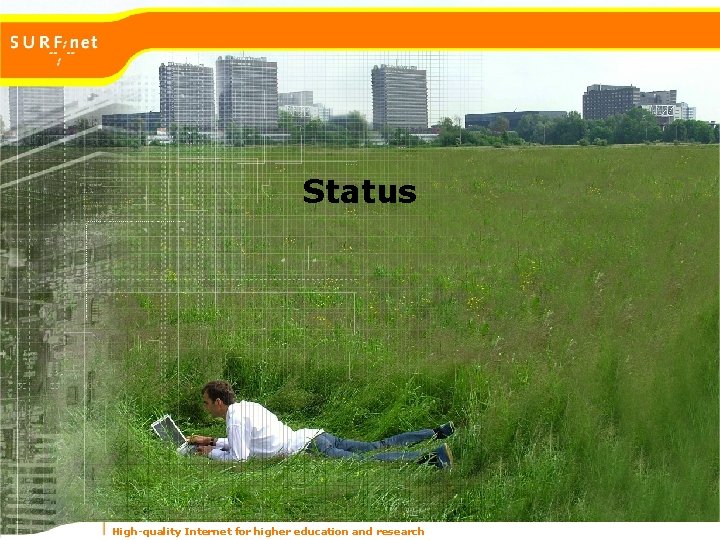Status High-quality Internet for higher education and research Status High-quality Internet for higher education and research