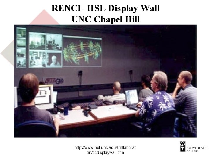 RENCI- HSL Display Wall UNC Chapel Hill http: //www. hsl. unc. edu/Collaborati on/ccdisplaywall. cfm