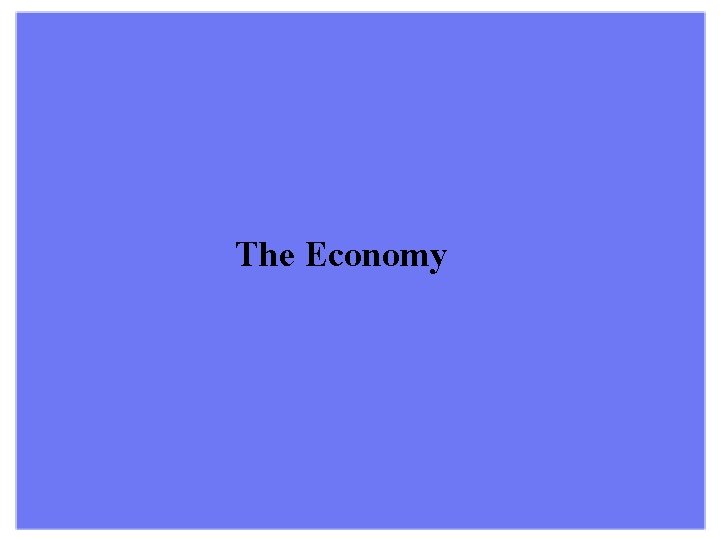 The Economy 