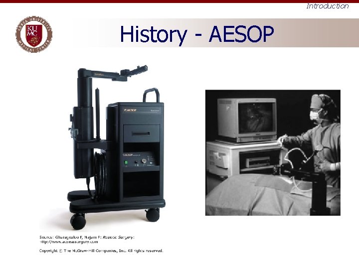 Introduction History - AESOP 