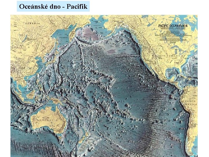 Oceánské dno - Pacifik 