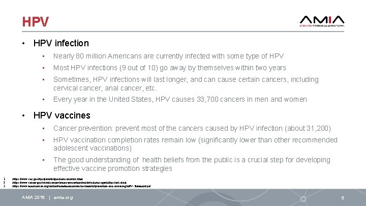 HPV • HPV infection • Nearly 80 million Americans are currently infected with some