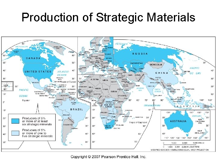 Production of Strategic Materials 