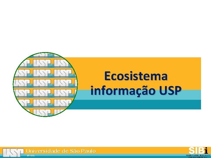Ecosistema informação USP Universidade de São Paulo BRASIL 