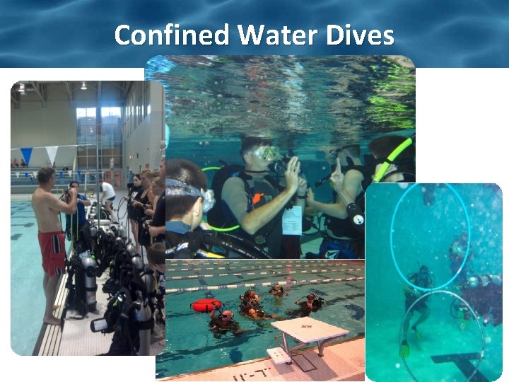 Confined Water Dives 