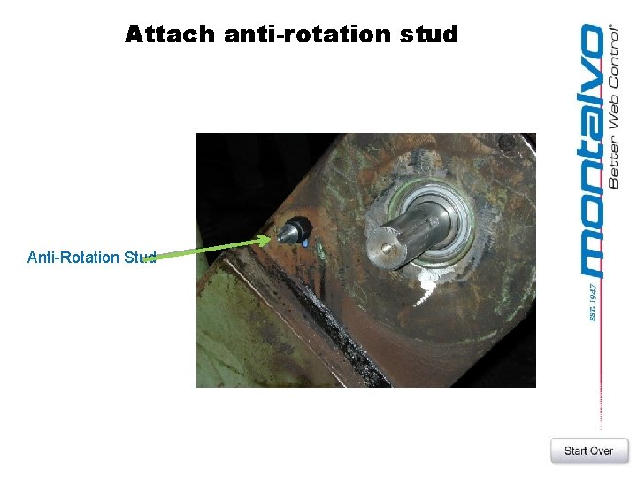 Attach anti-rotation stud Anti-Rotation Stud 