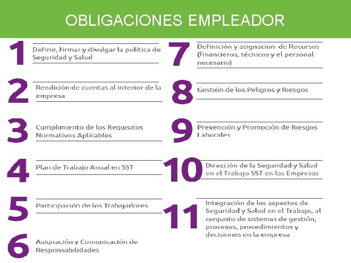 OBLIGACIONES EMPLEADOR ARL SURA 