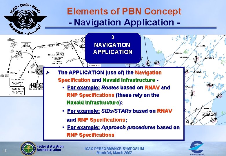 Elements of PBN Concept - Navigation Application 1 3 NAVIGATION APPLICATION Ø The APPLICATION