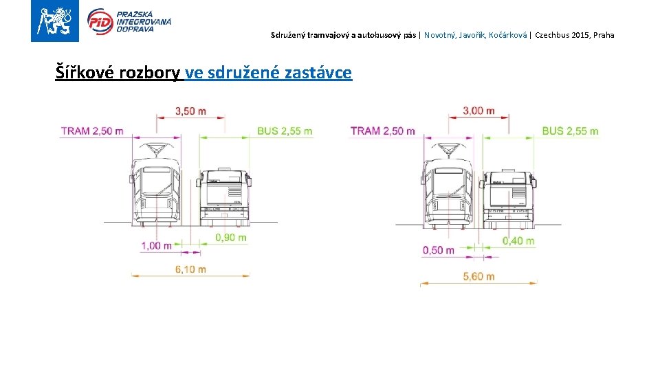 Sdružený tramvajový a autobusový pás | Novotný, Javořík, Kočárková | Czechbus 2015, Praha Šířkové