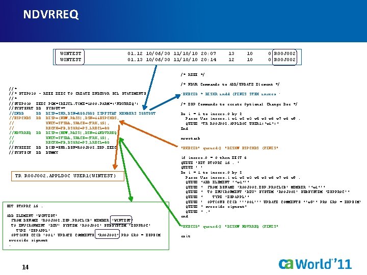 NDVRREQ WINTEST 01. 12 10/06/30 11/10/10 20: 07 01. 13 10/06/30 11/10/10 20: 14