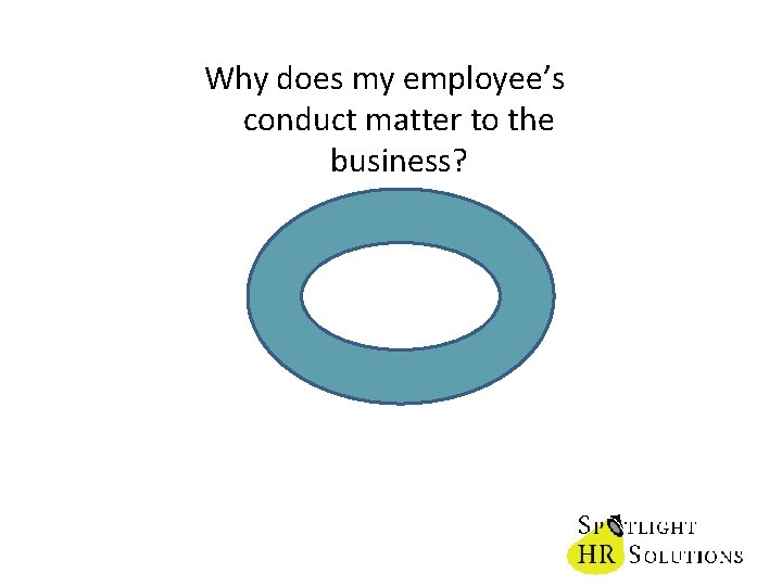 Why does my employee’s conduct matter to the business? 