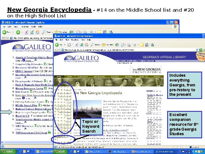 New Georgia Encyclopedia - #14 on the Middle School list and #20 on the