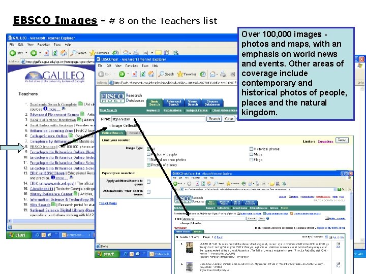 EBSCO Images - # 8 on the Teachers list Over 100, 000 images photos