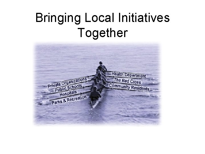 Bringing Local Initiatives Together 