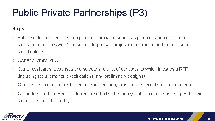 Public Private Partnerships (P 3) Steps » Public sector partner hires compliance team (also